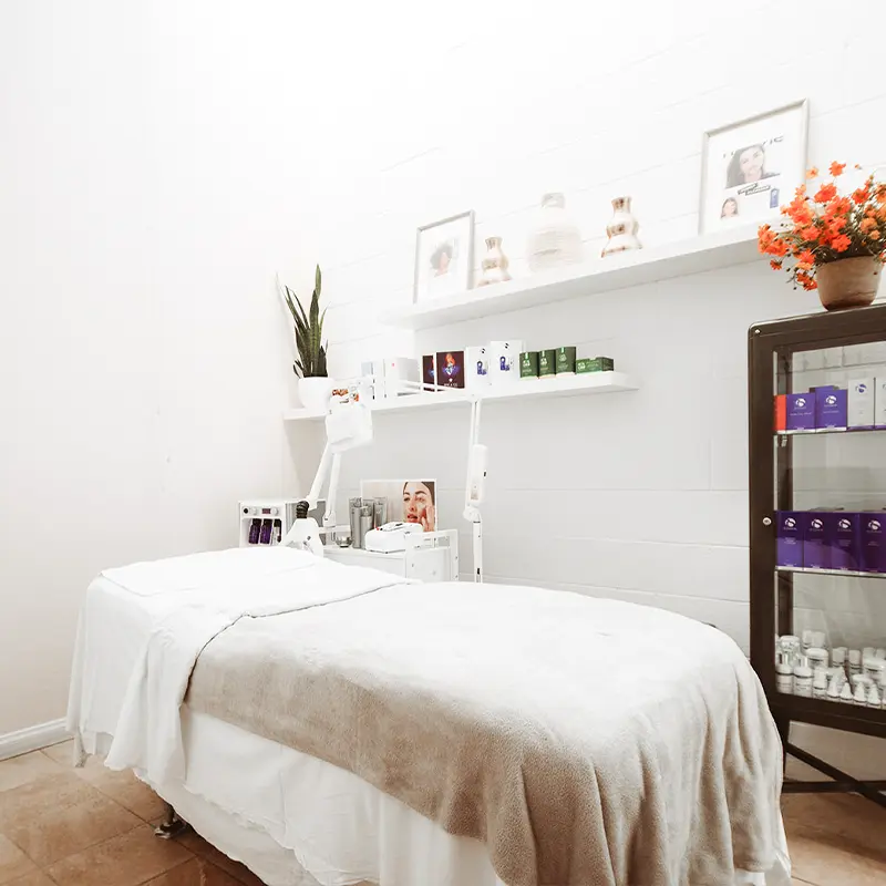 Inside Room at West Hollywood Skincare Spa